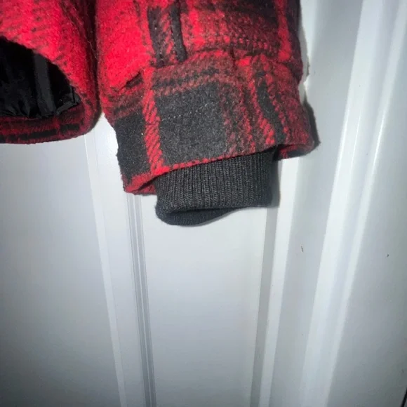 Pendleton women’s plaid wool blend coat